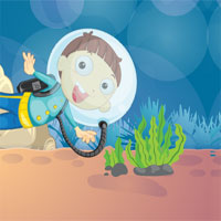 Free online html5 games - GFG Genie Dolphin House 10 Door Escape game 
