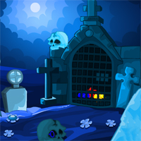 Free online html5 games - MirchiGames Moonlight Skull Forest Escape game 