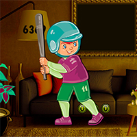 Free online html5 games - AVMGames Cute Baseball Boy Escape game 