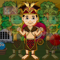 Free online html5 games - G2J Papua Man Escape game 