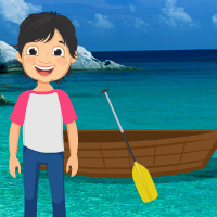 Free online html5 games - Little Boy Island Escape game 