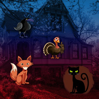 Free online html5 games - Big Fantasy Thanksgiving Forest Escape game 