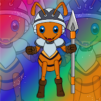 Free online html5 games - G2J Ant Warrior Escape game 