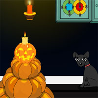 Free online html5 games - GenieFunGames Halloween Devil House Escape game 