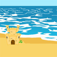 Free online html5 games - MouseCity Magic Beach Escape game 
