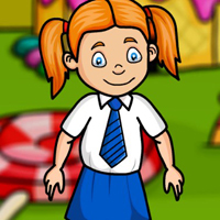Free online html5 games -  School Girl from Ice Cream Shop game 