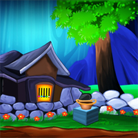 Free online html5 games - MirchiGames Full Moon Angel Escape game 