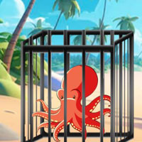 Free online html5 escape games - G2M Cage Octopus Escape