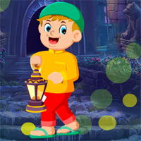 Free online html5 games - Games4King Lantern Boy Escape game 