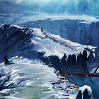 Free online html5 games - Ena The Frozen Sleigh-Snow Castle Escape game 