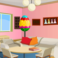 Free online html5 games - Easter House Escape game 
