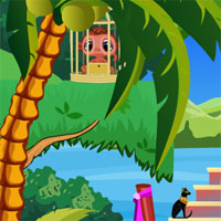 Free online html5 games - GB Forest Pyramid Escape game 
