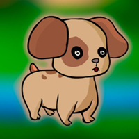 Free online html5 games - Rescue the Little Puppy from the Wooden Cage game 