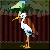 Free online html5 games - G2J Lovely Crane Bird Escape game - WowEscape 