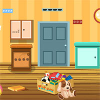 Free online html5 games - GFG Kids Toy Room Escape game 