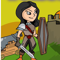 Free online html5 games -  Woman Celtic Warrior Escape game 