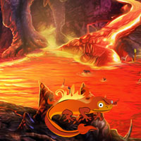 Free online html5 games - Fire Cave Escape game 
