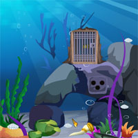 Free online html5 games - Games4Escape Deep Sea Fishes Rescue game 