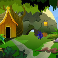 Free online html5 games - Cage Parrot Escape  game 