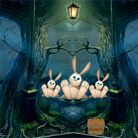 Free online html5 games - 8bGames Rabbit Farmhouse Escape game 