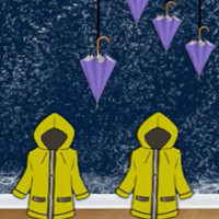 Free online html5 games - 8b Rescue George from Rainy Room game - WowEscape 