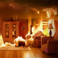 Free online html5 games - Fire Home Escape FreeRoomEscape game 