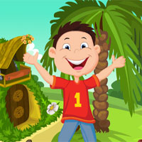 Free online html5 games - G4K Escape From Grass Hut  game 