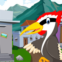 Free online html5 games - Cute Woodpecker Rescue Games4King game 