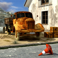 Free online html5 games - Gas Station Car Theft Escape game 