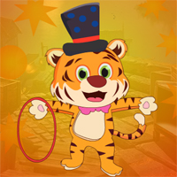 Free online html5 games - Games4King Joyous Circus Tiger Escape game 