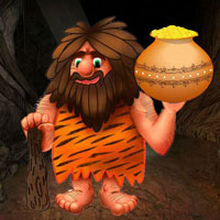 Free online html5 games - Caveman Finding The Treasure game 