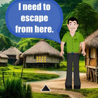 Free online html5 games - Difficult Journey Man Escape game 