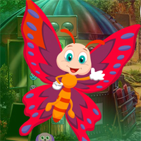 Free online html5 games - Red Butterfly Rescue game 