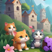 Free online html5 games - G4k Darling Cat Rescue game 