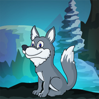 Free online html5 games - Games4Escape Arctic Wolf Rescue game 