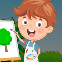 Free online html5 games - Painter Boy Escape game 