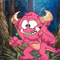 Free online html5 games - Games4King Cute Pink Monster Rescue game 
