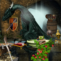 Free online html5 games - King Dracos Hideout Hidden247 game 