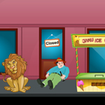 Free online html5 games - Lion Escape-Unlock Version game 