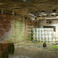 Free online html5 games - Abandoned Ruined House Escape game 