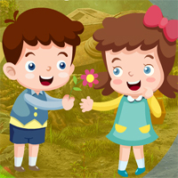 Free online html5 games - Lovely Kids Rescue game 