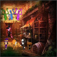 Free online html5 games -  Amgel Halloween Escape game 