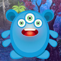 Free online html5 games - G4K Three Eyed Creature Escape  game 