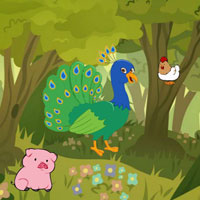 Free online html5 games - Gathering The Peacock Friends game 