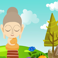 Free online html5 games - G4K Cute Buddha Statue Escape  game 