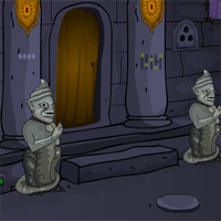 Free online html5 games - Cursed Statue Fort Escape game 