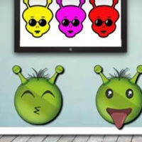 Free online html5 games - 8b Find Three Eyes Alien Doll game 