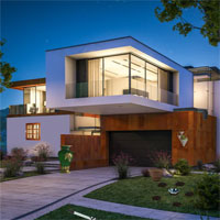 Free online html5 games - FirstEscapeGames Locked Modern House Escape 8 game 