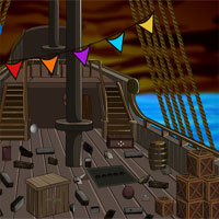 Free online html5 games - Escape Pirate Treasure 1 game 