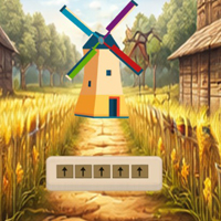 Free online html5 escape games - G2R Windmill Field Escape